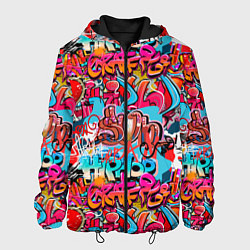 Мужская куртка Hip hop graffiti pattern