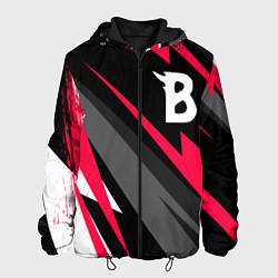 Куртка с капюшоном мужская Beastars electro lines, цвет: 3D-черный
