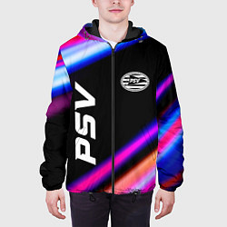 Куртка с капюшоном мужская PSV speed game lights, цвет: 3D-черный — фото 2
