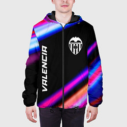 Куртка с капюшоном мужская Valencia speed game lights, цвет: 3D-черный — фото 2