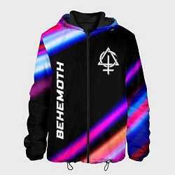 Куртка с капюшоном мужская Behemoth neon rock lights, цвет: 3D-черный