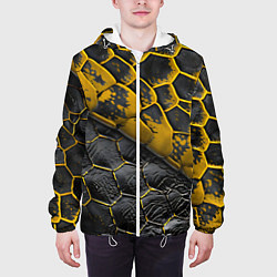 Куртка с капюшоном мужская Костюм рептилии, цвет: 3D-белый — фото 2