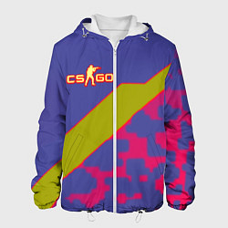 Куртка с капюшоном мужская Counter strike camo line, цвет: 3D-белый