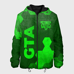 Мужская куртка GTA - green gradient вертикально