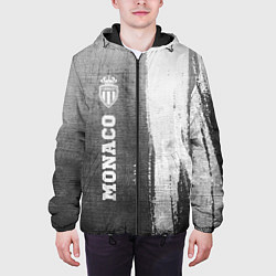 Куртка с капюшоном мужская Monaco - grey gradient по-вертикали, цвет: 3D-черный — фото 2