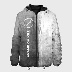 Куртка с капюшоном мужская Akame ga Kill - grey gradient по-вертикали, цвет: 3D-черный