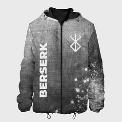 Куртка с капюшоном мужская Berserk - grey gradient вертикально, цвет: 3D-черный