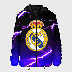 Куртка с капюшоном мужская Real Madrid storm, цвет: 3D-черный