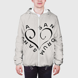 Куртка с капюшоном мужская Святая святых, цвет: 3D-белый — фото 2
