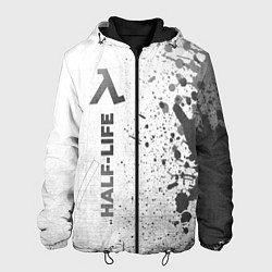 Куртка с капюшоном мужская Half-Life - white gradient по-вертикали, цвет: 3D-черный