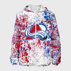 Куртка с капюшоном мужская Colorado Avalanche NHL white, цвет: 3D-белый