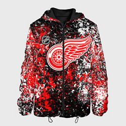 Куртка с капюшоном мужская Detroit Red Wings NHL black, цвет: 3D-черный