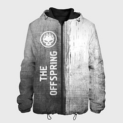 Куртка с капюшоном мужская The Offspring - grey gradient по-вертикали, цвет: 3D-черный