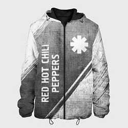 Мужская куртка Red Hot Chili Peppers - grey gradient вертикально