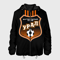 Куртка с капюшоном мужская ФК Урал - полоски, цвет: 3D-черный
