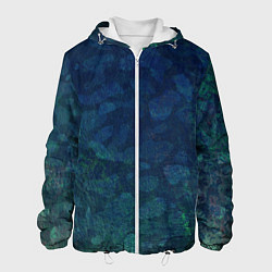 Мужская куртка Абстракция - marine camouflage