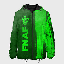 Мужская куртка FNAF - green gradient по-вертикали