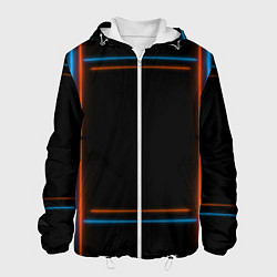 Мужская куртка Neon black red blue