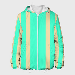Мужская куртка Color blue beige stripes