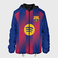 Куртка с капюшоном мужская Барселона домашняя форма 2025 2026, цвет: 3D-черный