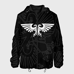 Куртка с капюшоном мужская Вархаммер - Империум человечества, цвет: 3D-черный