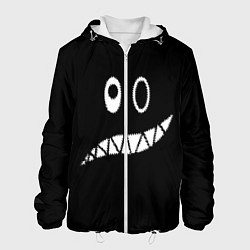 Куртка с капюшоном мужская Двойная эмоция, цвет: 3D-белый