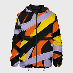 Мужская куртка Полоски краски абстракция