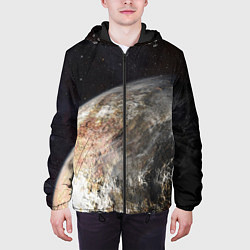 Куртка с капюшоном мужская Плутон, цвет: 3D-черный — фото 2