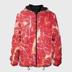 Куртка с капюшоном мужская Мясо, цвет: 3D-черный