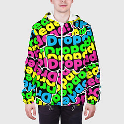 Куртка с капюшоном мужская Drop Dead: Acid Pattern, цвет: 3D-белый — фото 2
