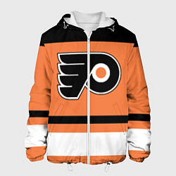 Куртка с капюшоном мужская Philadelphia Flyers, цвет: 3D-белый