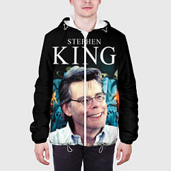 Куртка с капюшоном мужская Stephen King: Horror, цвет: 3D-белый — фото 2