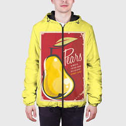 Куртка с капюшоном мужская Правильное питание, цвет: 3D-черный — фото 2