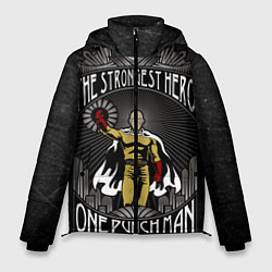 Куртка зимняя мужская The Strongest Hero, цвет: 3D-светло-серый