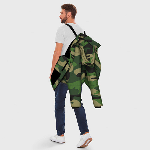 Мужская зимняя куртка Камуфляж: хаки/зеленый / 3D-Черный – фото 5