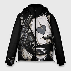 Куртка зимняя мужская Смертельная игра, цвет: 3D-черный