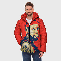 Куртка зимняя мужская LeBron James, цвет: 3D-черный — фото 2