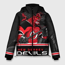 Куртка зимняя мужская New Jersey Devils, цвет: 3D-светло-серый