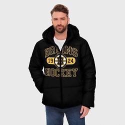 Куртка зимняя мужская Boston Bruins: Est.1924, цвет: 3D-красный — фото 2