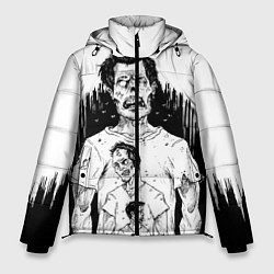 Куртка зимняя мужская Зомби рекурсия, цвет: 3D-черный