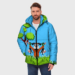 Куртка зимняя мужская Утиная охота, цвет: 3D-красный — фото 2