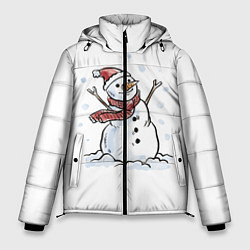 Мужская зимняя куртка Снеговик