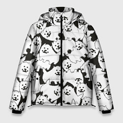 Куртка зимняя мужская Undertale Annoying dog, цвет: 3D-черный