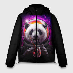 Куртка зимняя мужская Panda Cosmonaut, цвет: 3D-черный