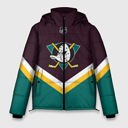 Куртка зимняя мужская NHL: Anaheim Ducks, цвет: 3D-черный