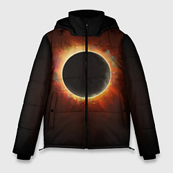 Куртка зимняя мужская Солнечное затмение, цвет: 3D-светло-серый