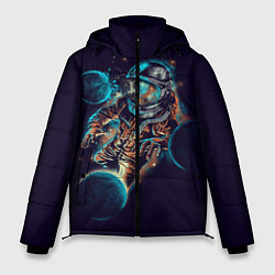 Куртка зимняя мужская Космический удар, цвет: 3D-черный