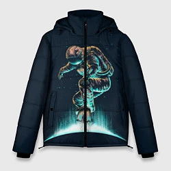 Куртка зимняя мужская Планетарный скейтбординг, цвет: 3D-черный