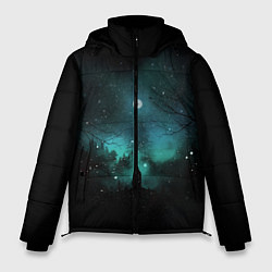 Куртка зимняя мужская Взгляд на звезды, цвет: 3D-светло-серый