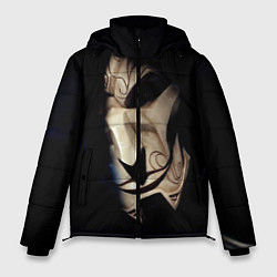 Куртка зимняя мужская Маска, цвет: 3D-черный